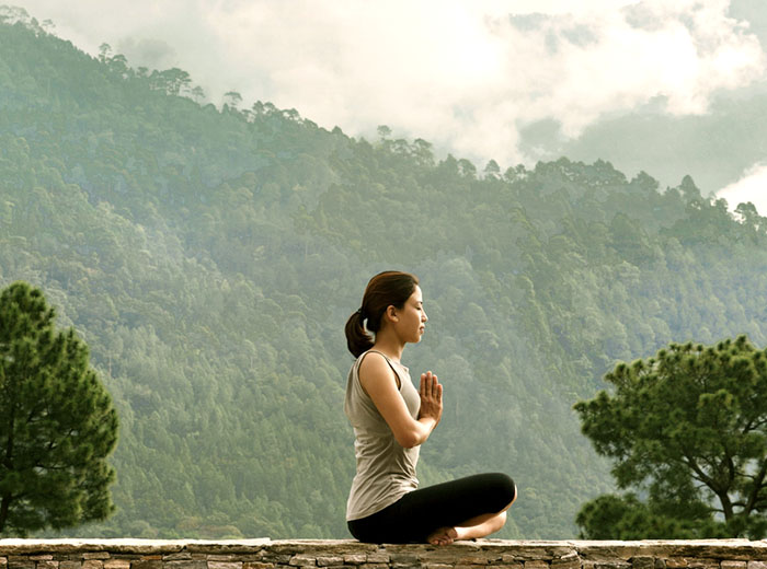 Meditiation in Paro Bhutan