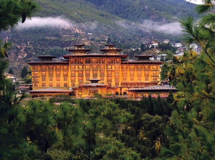 Taj Tashi Luxury hotel in Bhutan
