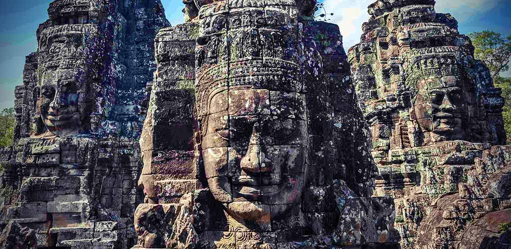 Helicopter tour over Angkor Wat, Cambodia
