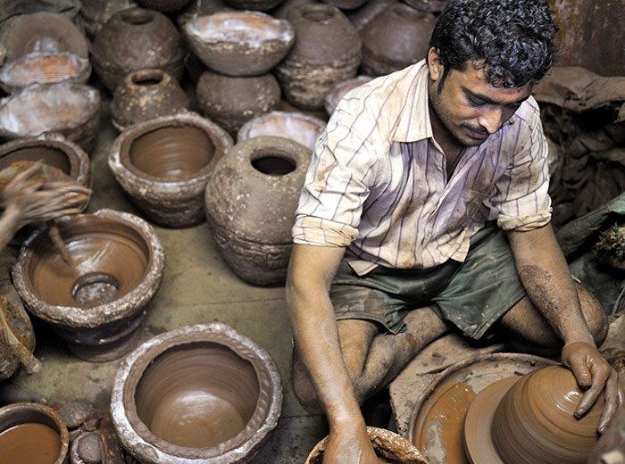 Potterer in Mumbai, India