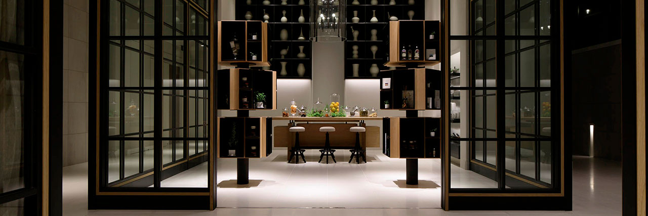 Wine bar the Andaz luxury hotel in Tokyo, Japan