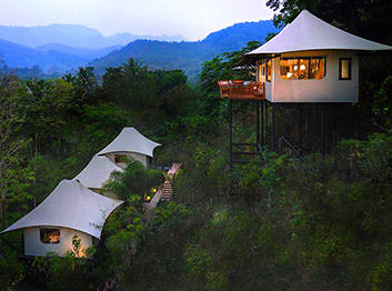 Rosewood luxury tented camp in Luang Prabang, Laos