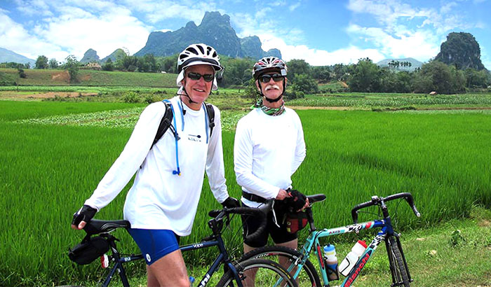Cycling tour in Northern Laos