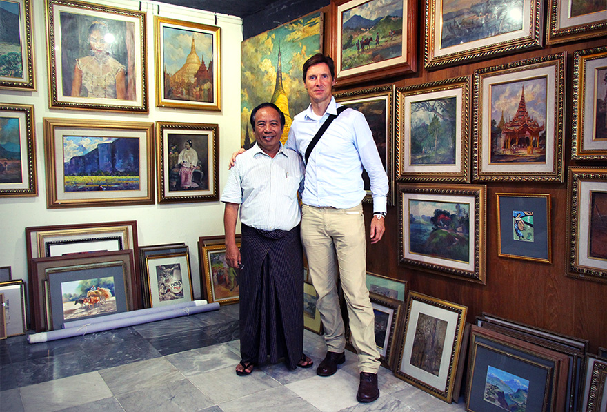 Yangon art tour