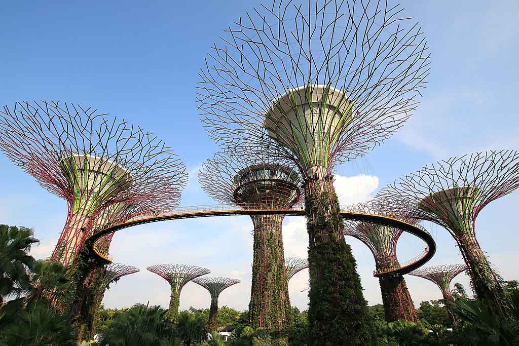 Trees scupltures at Singapore Garden by the Bay