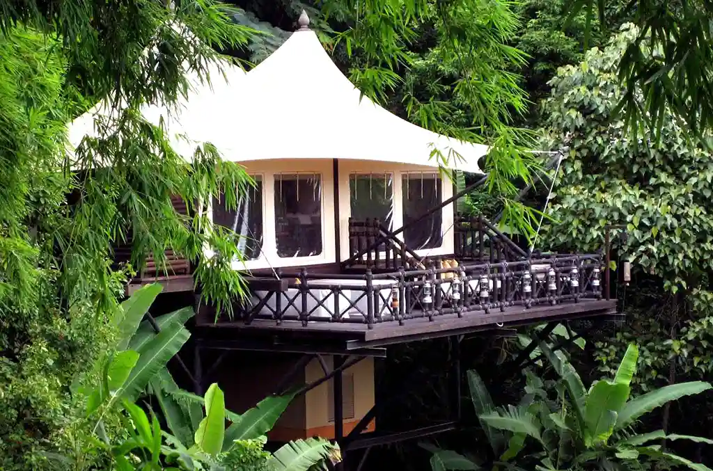 Bungalow at Four Seasons Tented Camp in Chiang Rai