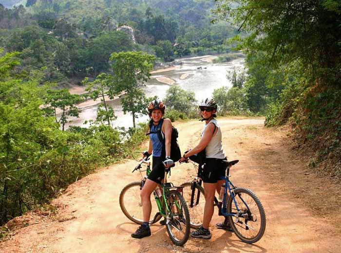 Bicycle touring in Chiang Rai, Thailand