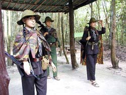 Mannequins at Cu Chi Tunnels