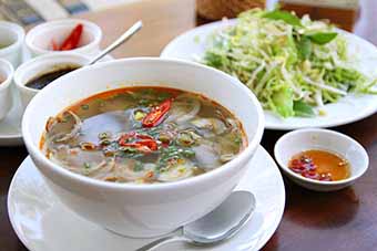 Pho (soup) in Hue, Vietnam