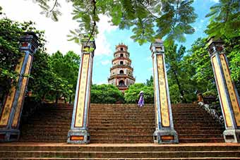 Thien Mu Pagoda in Hue, Vietnam