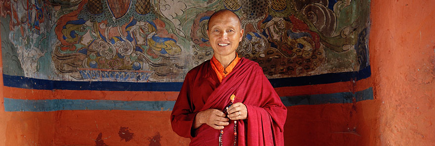 Bhutan Monk by Mark Tuschman