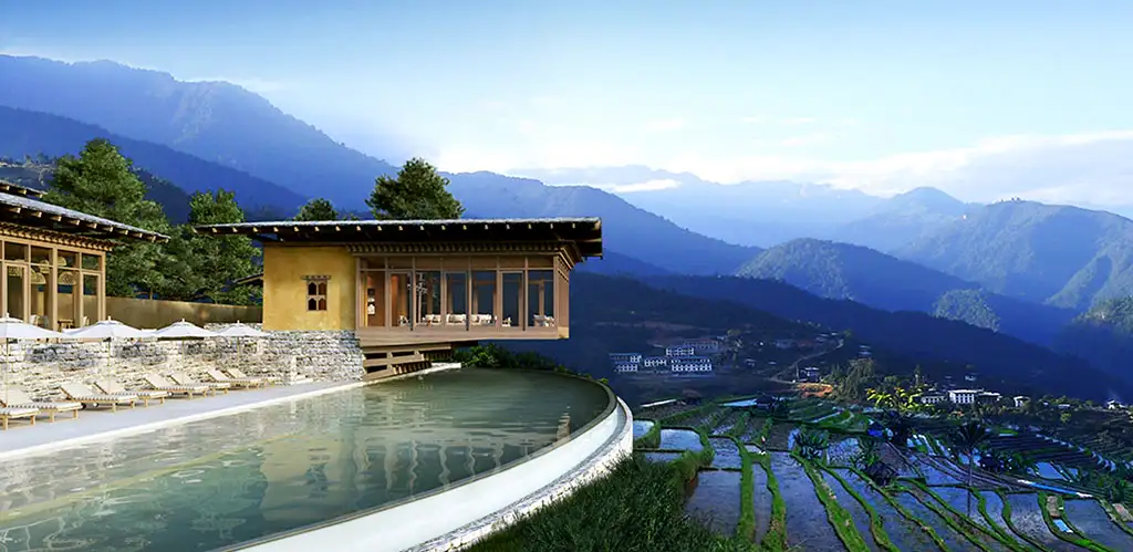 six senses luxury hotel, bhutan