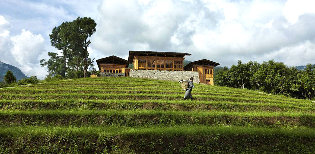 Uma luxury hotel punakha, Bhutan