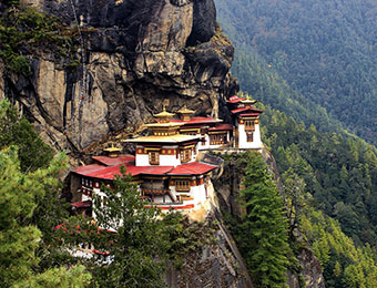 Tiger's Nest monastery in Paro, Bhutan