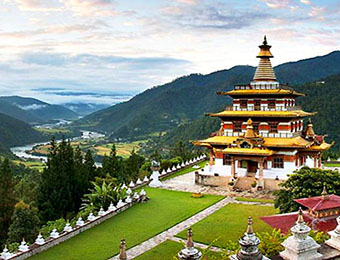 Dzong in Trasigang, Bhutan