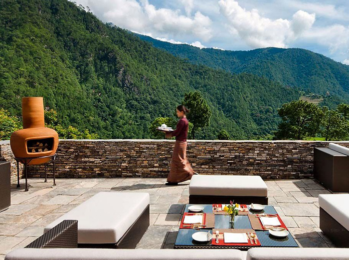 Bhutan luxury hotel