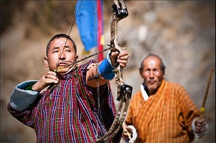 Bhutan archer