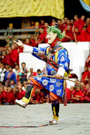 Thimpu festival dance, Bhutan