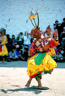 Wangdue festival mask dance