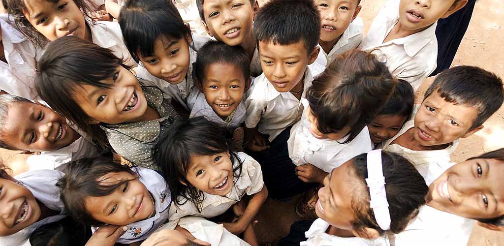 School children in Siem Reap, Cambodia