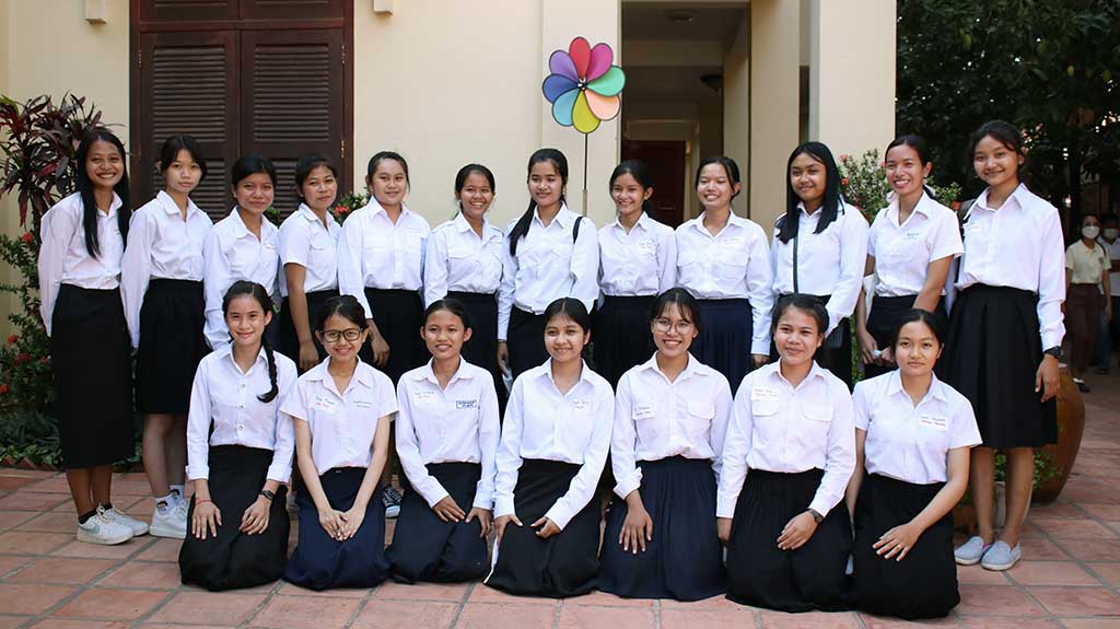 Students at the Harpswell Foundation, Phnom Penh, Cambodia