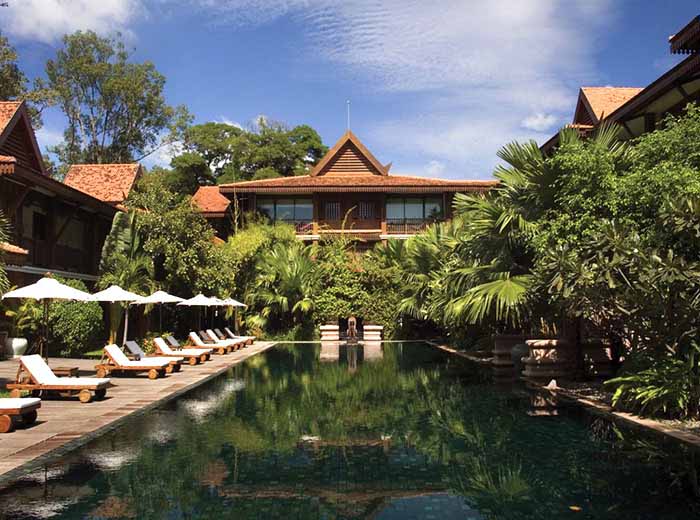 Pool at La Residence d'Angkor, Siem Reap, Cambodia