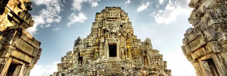 Bayon temple in Angkor Thom, Cambodia