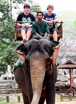 Elephant Ride Angkor