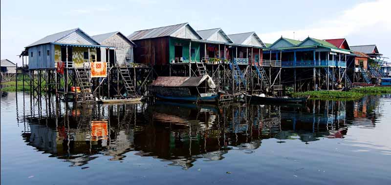 Kampong Phluk floating village, Cambodia