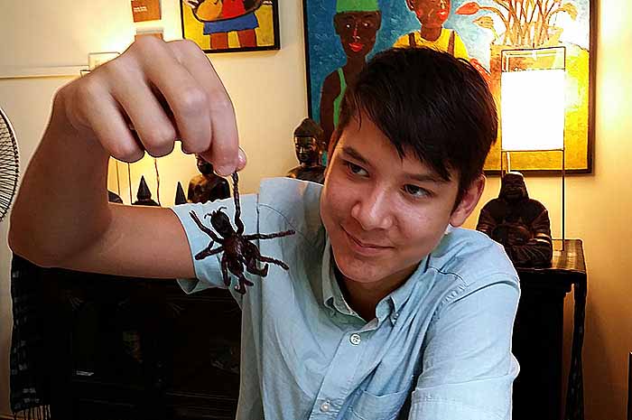 Eating tarantulas in Cambodia