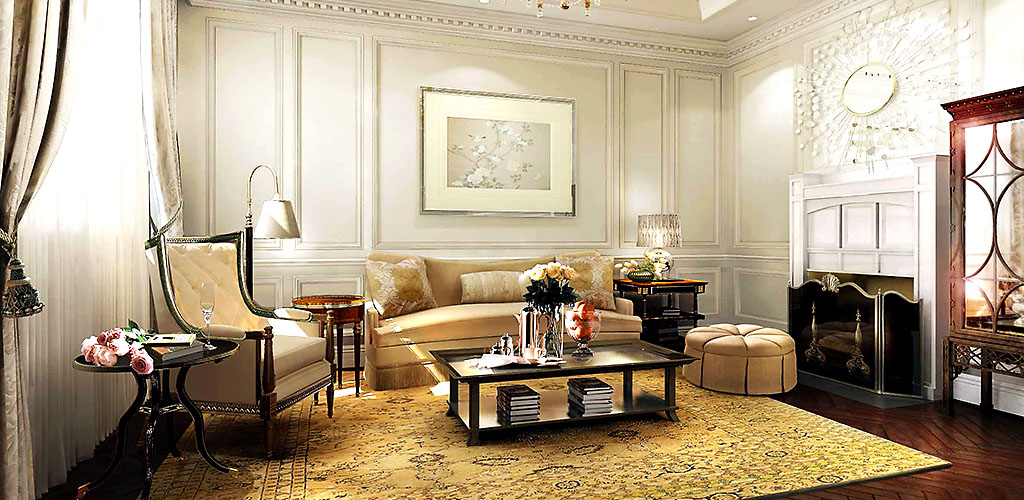 Waldorf astoria Shanghai suite living room