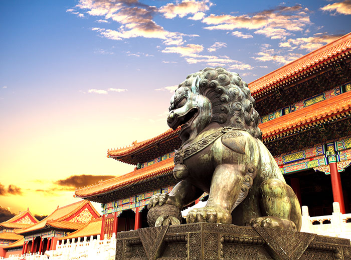 forbidden city in Beijing