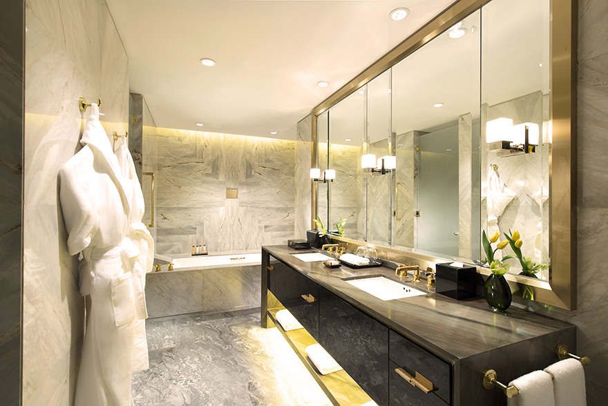 Beijing-Waldorf-Astoria-premier twin room bathroom