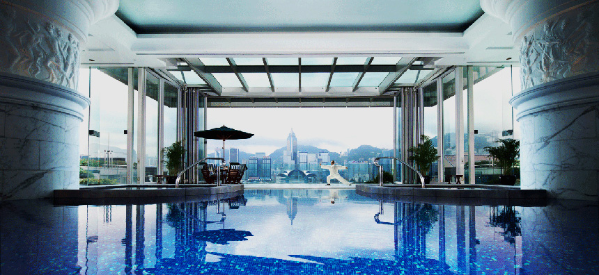 The Peninsula Hotel Pool, Hong Kong
