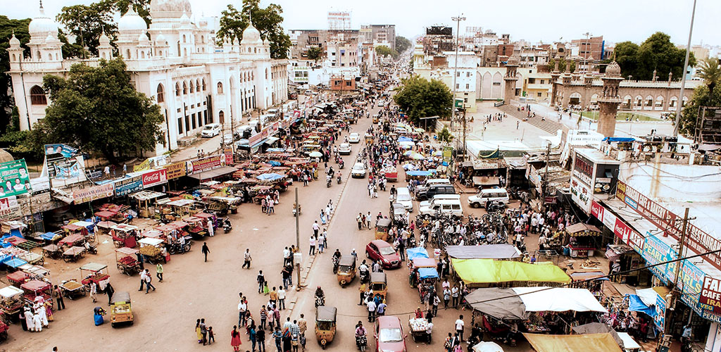 Street scene, Hyderbad, India