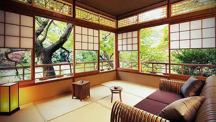 Hoshinoya ryokan Kyoto room
