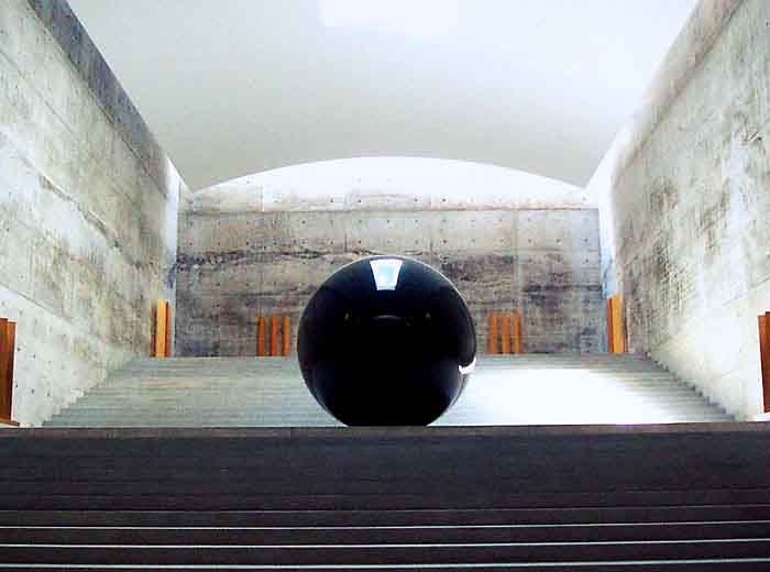 Art space by Walter De Maria at Chichu Art Museum, Naoshima, Japan
