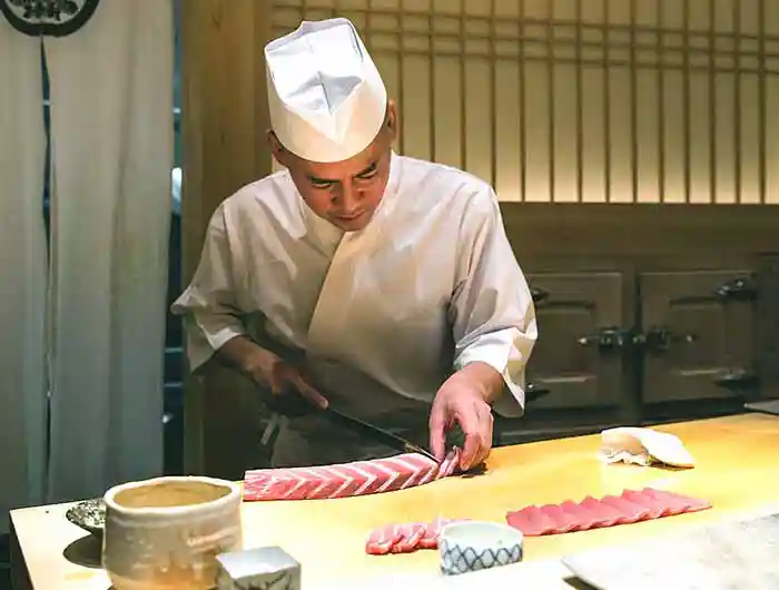 Chef Saito in Tokyo, Japan