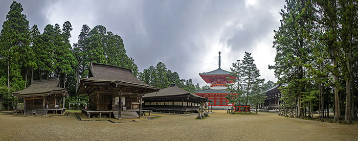 Danjo Garan temple Koyasan, Japan