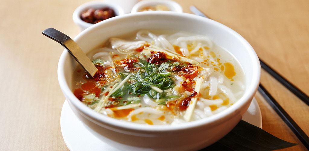 Noodle soup in Laos
