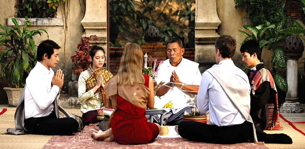 Meditiation class in Luang Prabang, Laos