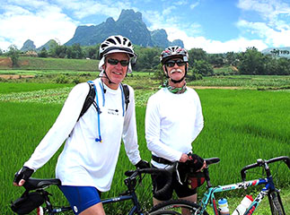 Cycle touring in northern Laos