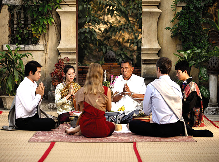 Meditation class in Luang Prabang, Laos
