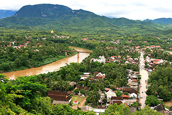 Luang Prabang from above