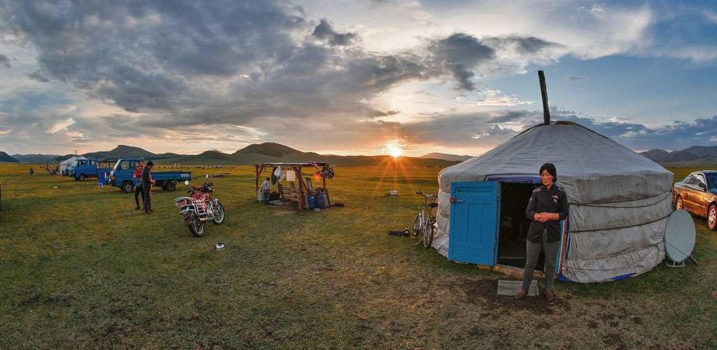 Nomad camp in Mongolia