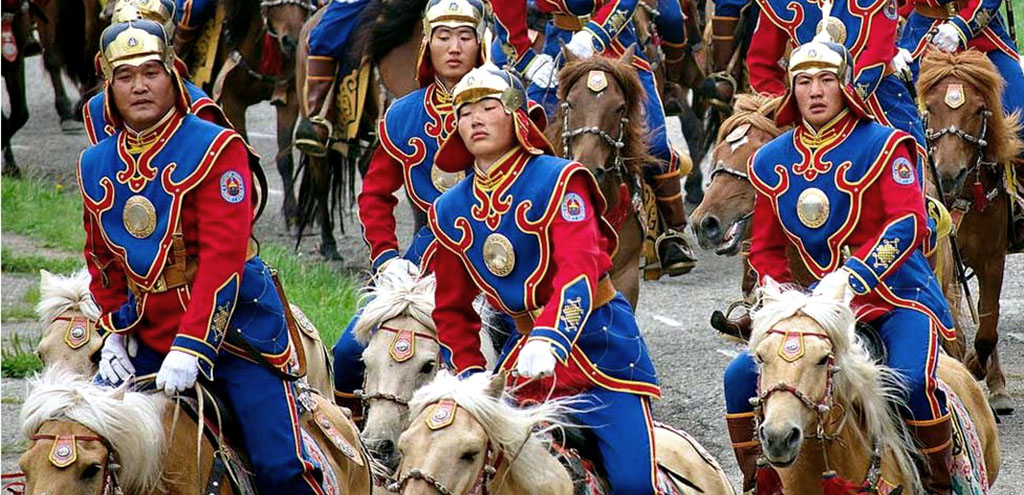 Horseman at Mongolia's Nadaam Festival