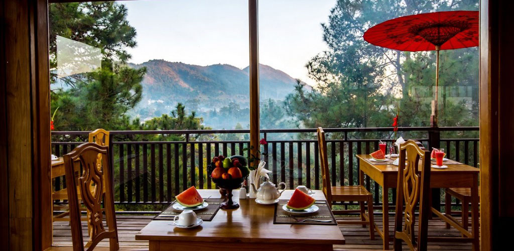 Luxury hotel in the Shan State of Myanmar