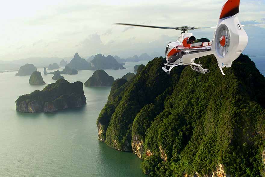 Helicopter tour Phuket