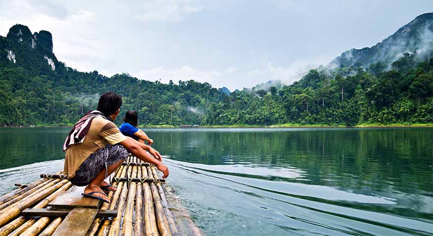 Rafting tour in Khao Sok National Park, Thailand