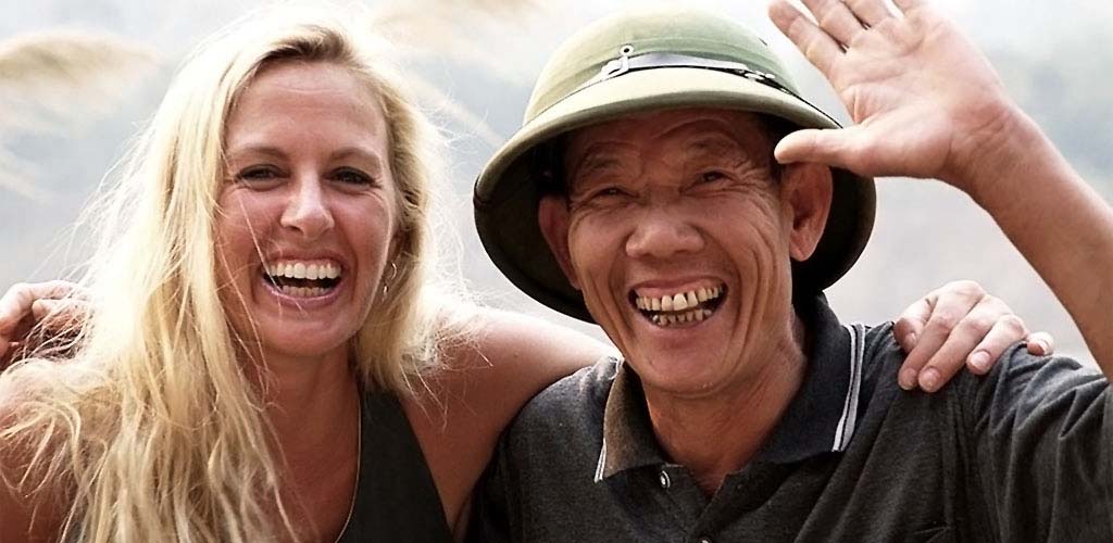 Meeting a farmer in Vietnam